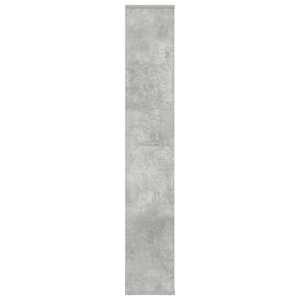 Dělicí stěna / knihovna betonově šedá 100x24x140 cm kompozit - obrázek 6