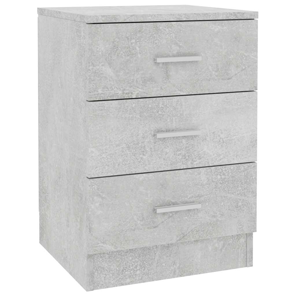 vidaXL Noční stolek betonově šedý 38 x 35 x 56 cm kompozitní dřevo
