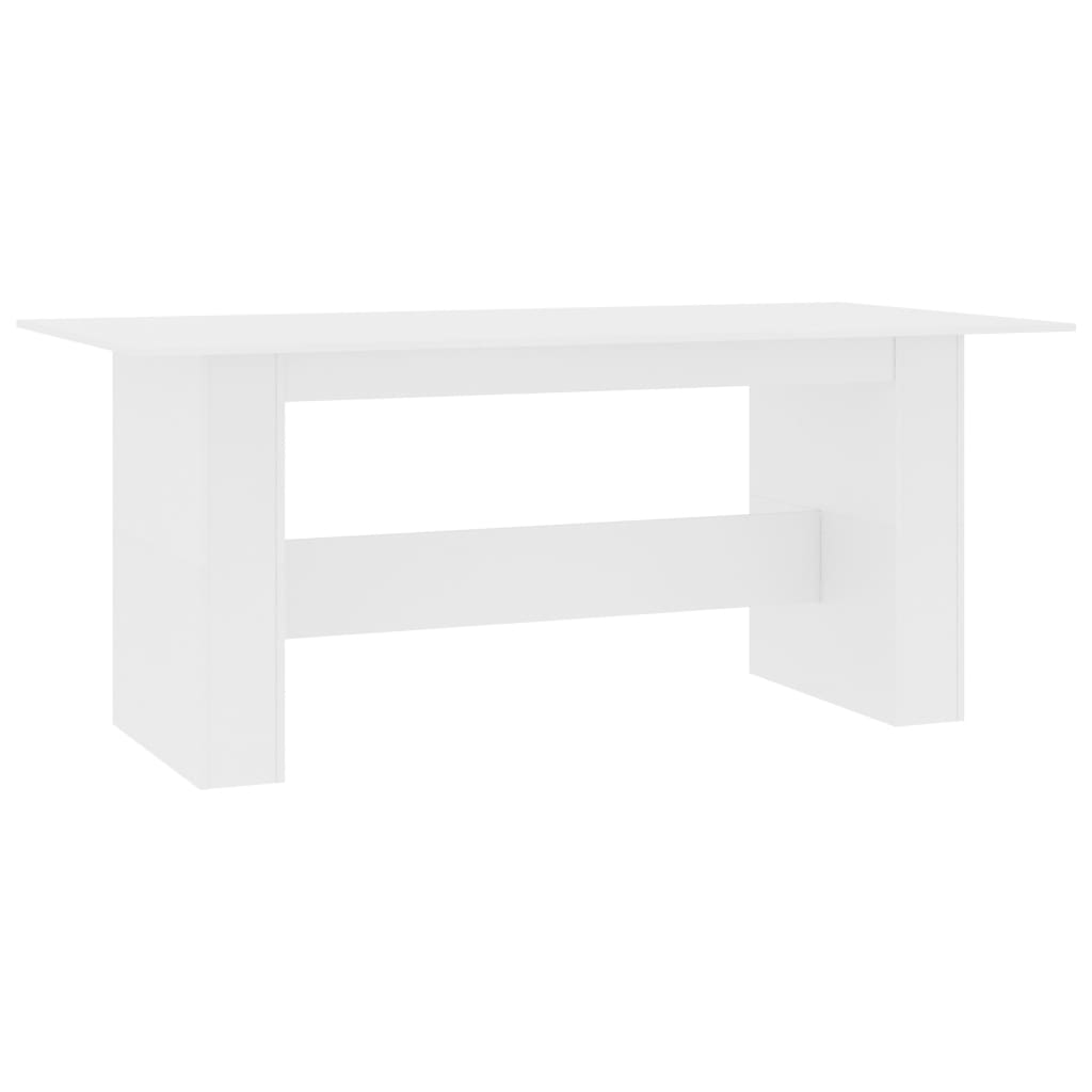 vidaXL Eettafel 180x90x76 cm spaanplaat wit