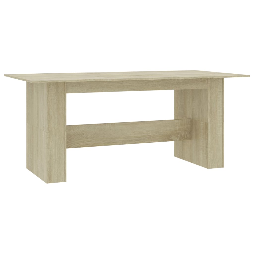

vidaXL Dining Table Sonoma Oak 70.8"x35.4"x29.9" Chipboard