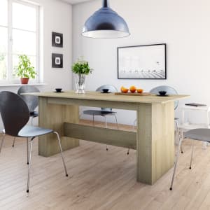 vidaXL s&ouml;&ouml;gilaud, Sonoma tamm 180 x 90 x 76 cm tehispuit