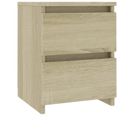 Vidaxl Bedside Cabinet Sonoma Oak 30x30x40 Cm Chipboard Vidaxl Com Au