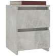 VIDAXL - Credenze 2 Pz Grigio Cemento In Legno Multistrato