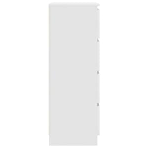 Příborník bílý 60 x 35 x 98,5 cm kompozitní dřevo - obrázek 8