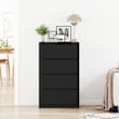 VidaXL Credenza In Legno Multistrato 69x35x80 Cm – Nero, Mobile Con Ante, Piedini Regolabili, Per Cucina E Soggiorno