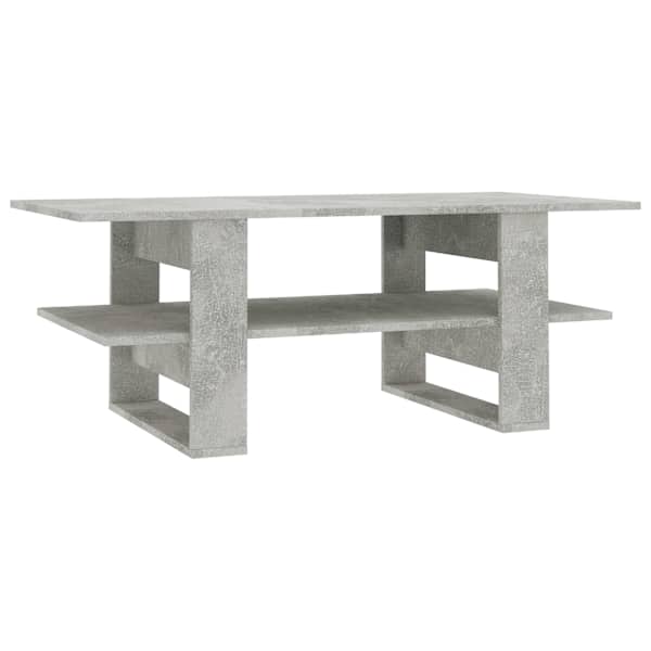 vidaXL kohvilaud, betoonhall, 110 x 55 x 42 cm puitlaastplaat