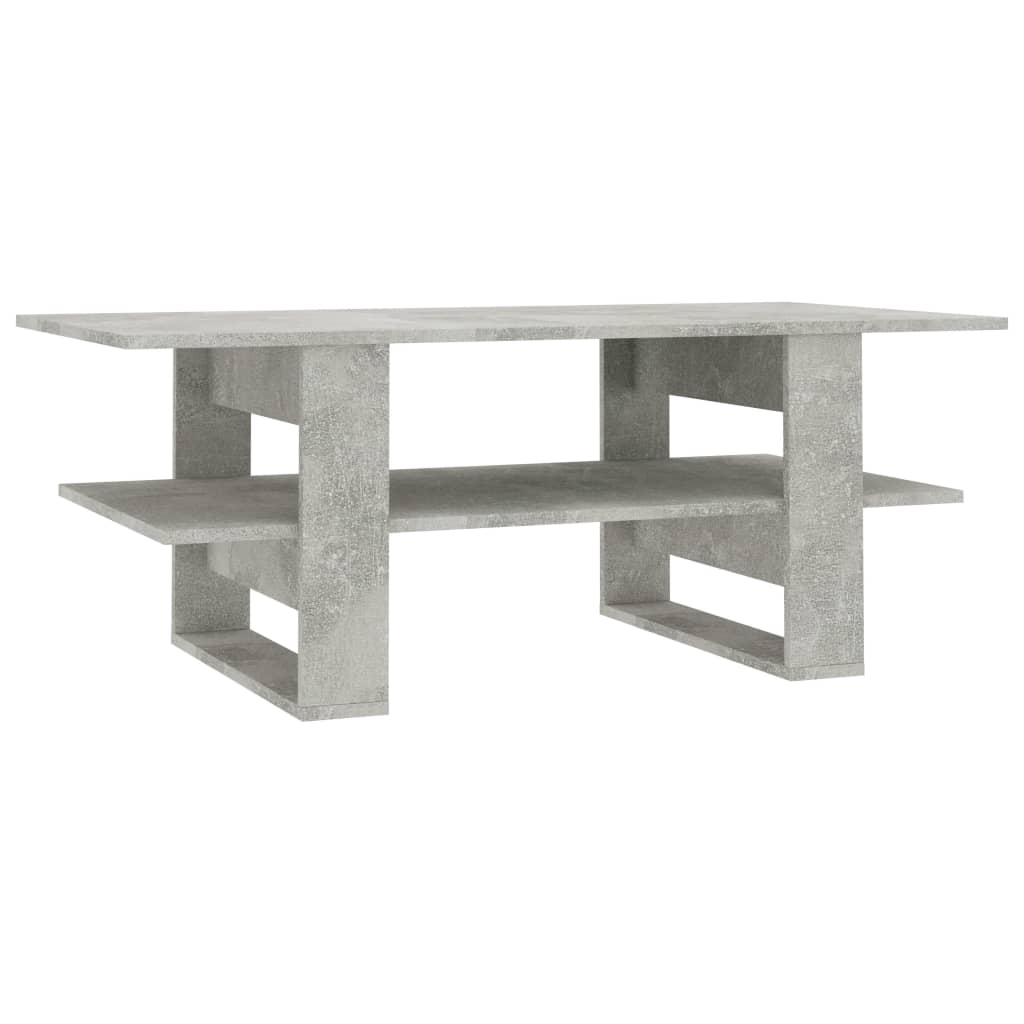 

vidaXL Coffee Table Concrete Gray 43.3"x21.7"x16.5" Engineered Wood
