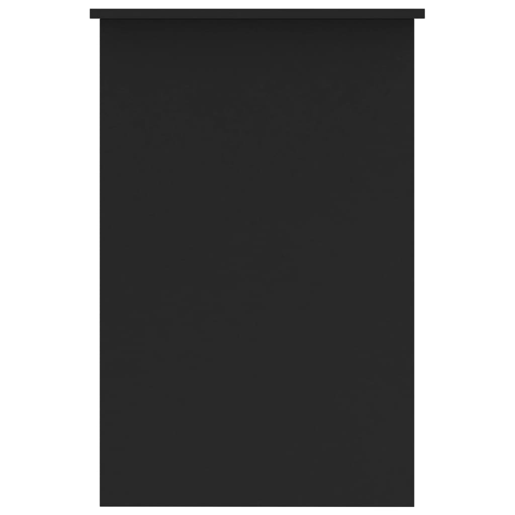 Fekete forgácslap íróasztal 100 x 50 x 76 cm 
