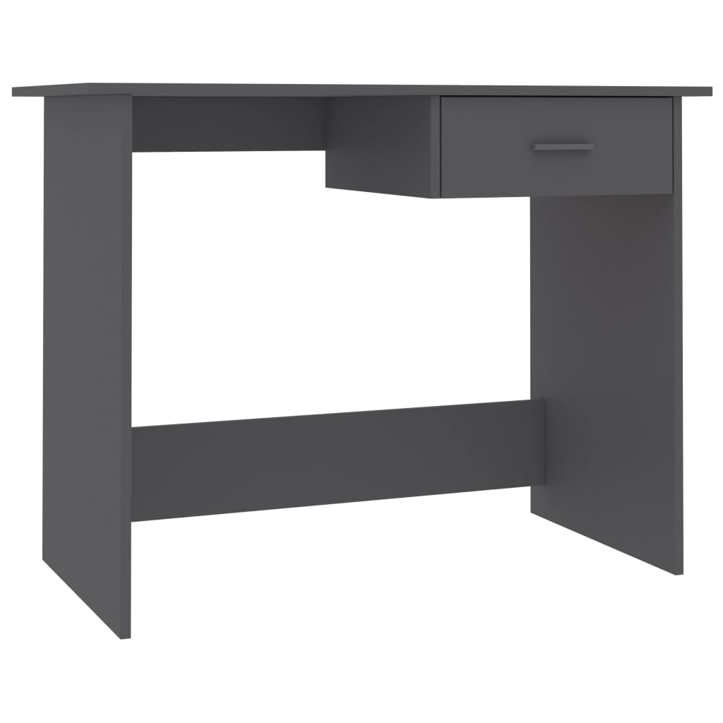 

vidaXL Desk Gray 39.4"x19.7"x29.9" Engineered Wood