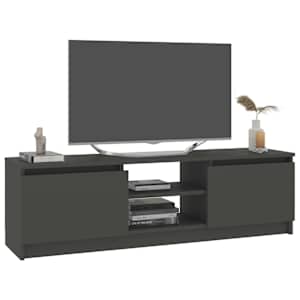TV stolek šedý 120 x 30 x 35,5 cm kompozitní dřevo - obrázek 3