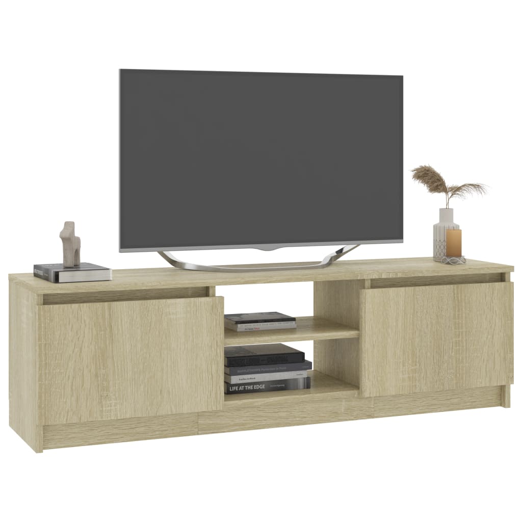 

vidaXL Tv-meubel 120x30x35,5 cm spaanplaat sonoma eikenkleurig