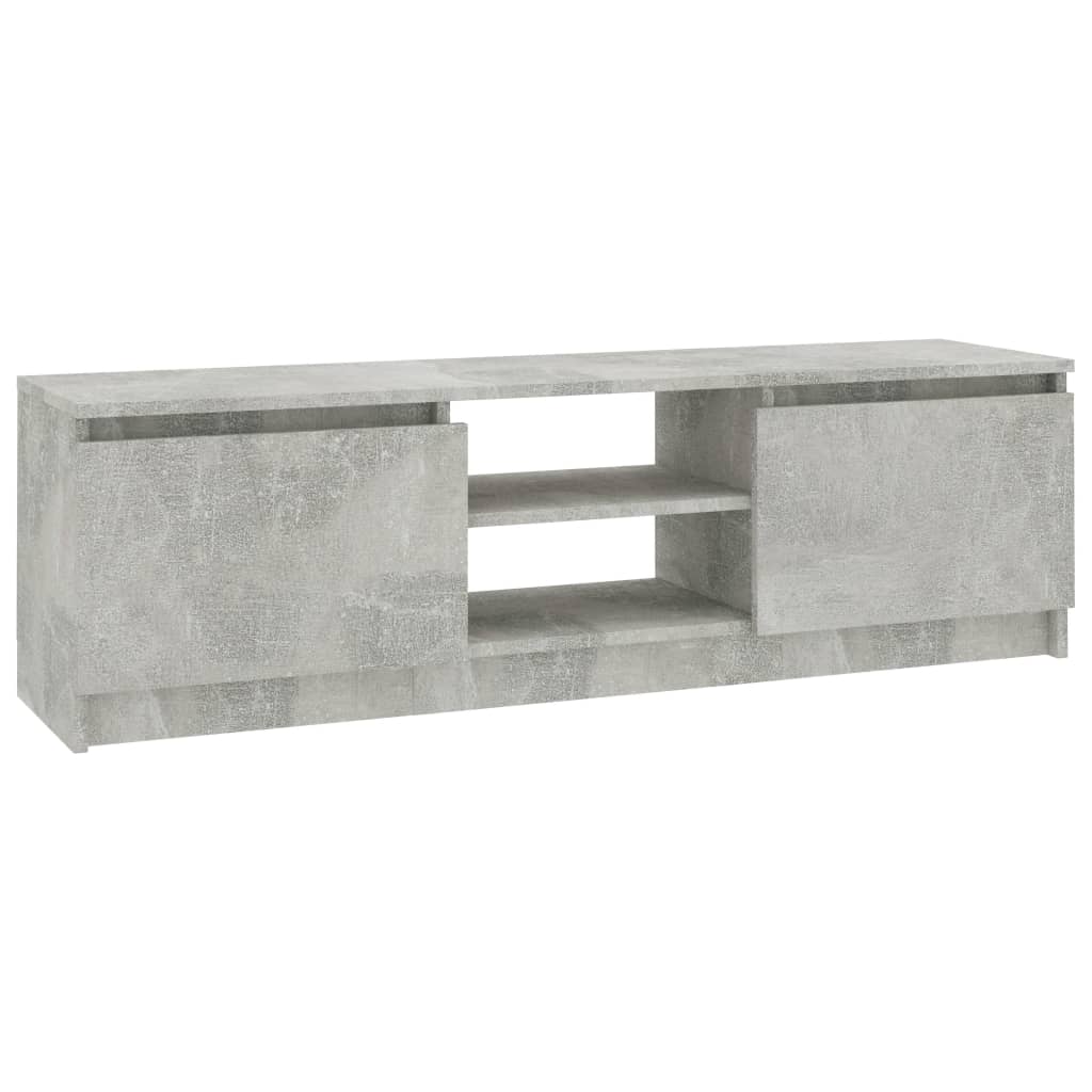 

vidaXL TV Cabinet Concrete Gray 47.2"x11.8"x14" Engineered Wood