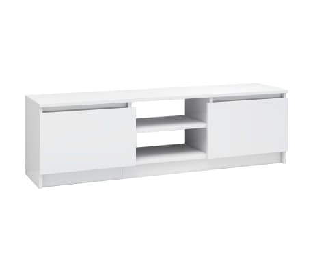 vidaXL TV Schrank Hochglanz Weiß 120×30×35,5 cm Spanplatte vidaXL Wandregal 3 Stk. Hochglanz Weiß Spanplatte Angebote