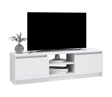 vidaXL Televizoriaus spintelė, balta, 120x30x35,5cm, apdirbta mediena