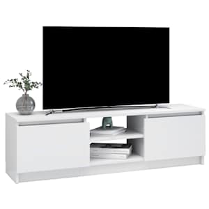 vidaXL Televizoriaus spintelė, balta, 120x30x35,5cm, apdirbta mediena