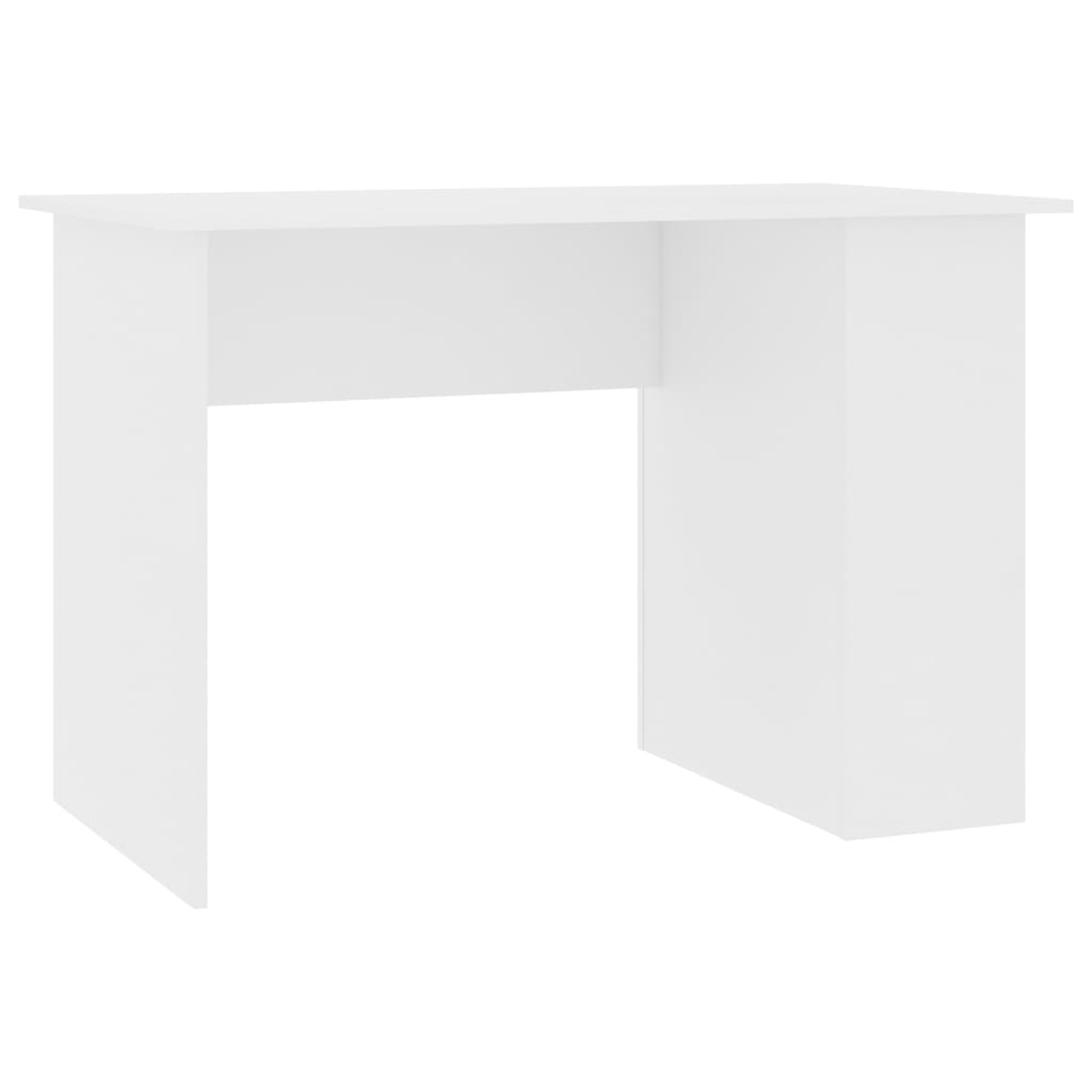 

vidaXL Desk White 43.3"x23.6"x28.7" Engineered Wood