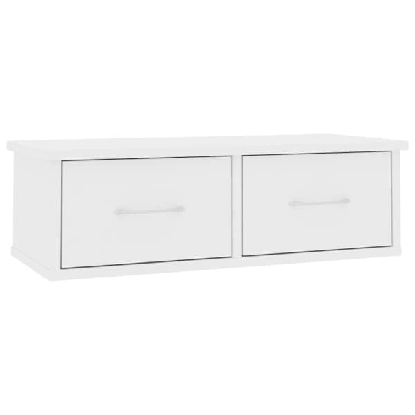 vidaXL seinasahtlid, valge 60 x 26 x 18,5 cm tehispuit
