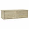 vidaXL seinasahtlid, Sonoma tamm 60x26x18,5 cm tehispuit