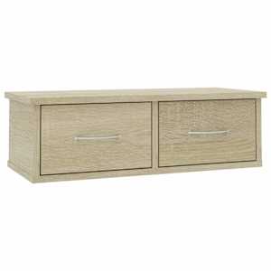 vidaXL seinasahtlid, Sonoma tamm 60x26x18,5 cm tehispuit