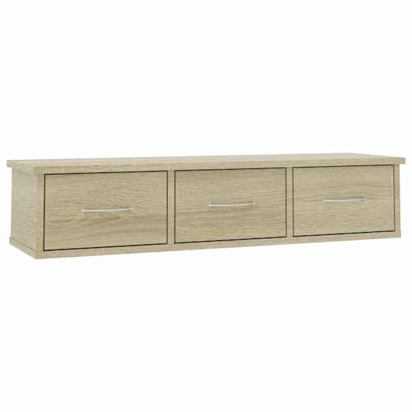 vidaXL seinasahtlid, Sonoma tamm 88x26x18,5 cm tehispuit