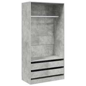 vidaXL garderoob betoonhall 100 x 50 x 200 cm tehispuit