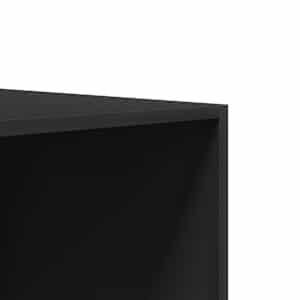 Šatní skříň se zásuvkami černá 50x50x200 cm kompozitní dřevo - obrázek 7