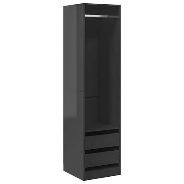 vidaXL garderoob sahtlitega hall 50x50x200 cm puitlaastplaat