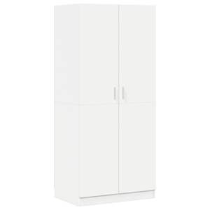 vidaXL garderoob valge 80 x 52 x 180 cm tehispuit