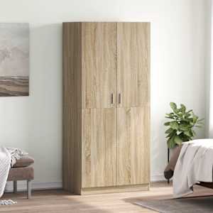 Šatní skříň dub sonoma 80 x 52 x 180 cm kompozitní dřevo - obrázek 1
