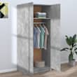 Kledingkast 80x40x110 cm bewerkt hout bruineikenkleurig kopen