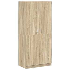 vidaXL garderoob Sonoma tamm 90 x 52 x 200 cm tehispuit