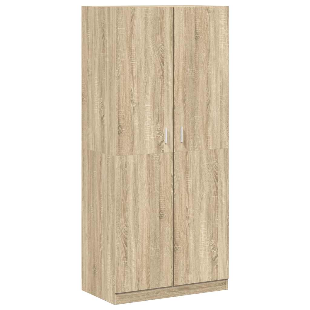 E-shop vidaXL Šatník, dub sonoma 90x52x200 cm, kompozitné drevo