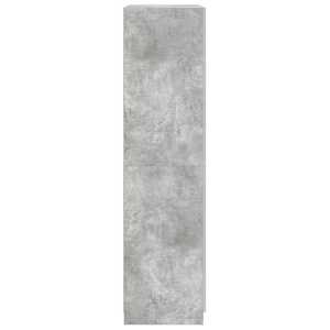 Šatní skříň betonově šedá 90 x 52 x 200 cm kompozitní dřevo - obrázek 7