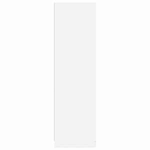 Šatní skříň bílá 80 x 52 x 180 cm kompozitní dřevo - obrázek 5