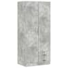 vidaXL garderoob betoonhall 80 x 52 x 180 cm tehispuit