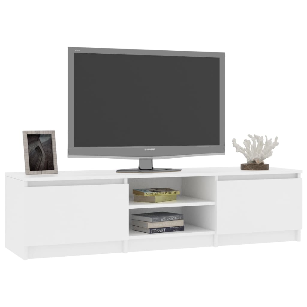 

vidaXL Tv-meubel 140x40x35,5 cm bewerkt hout wit