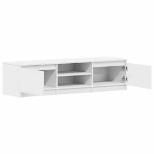 TV stolek bílý 140 x 40 x 35,5 cm kompozitní dřevo - obrázek 5