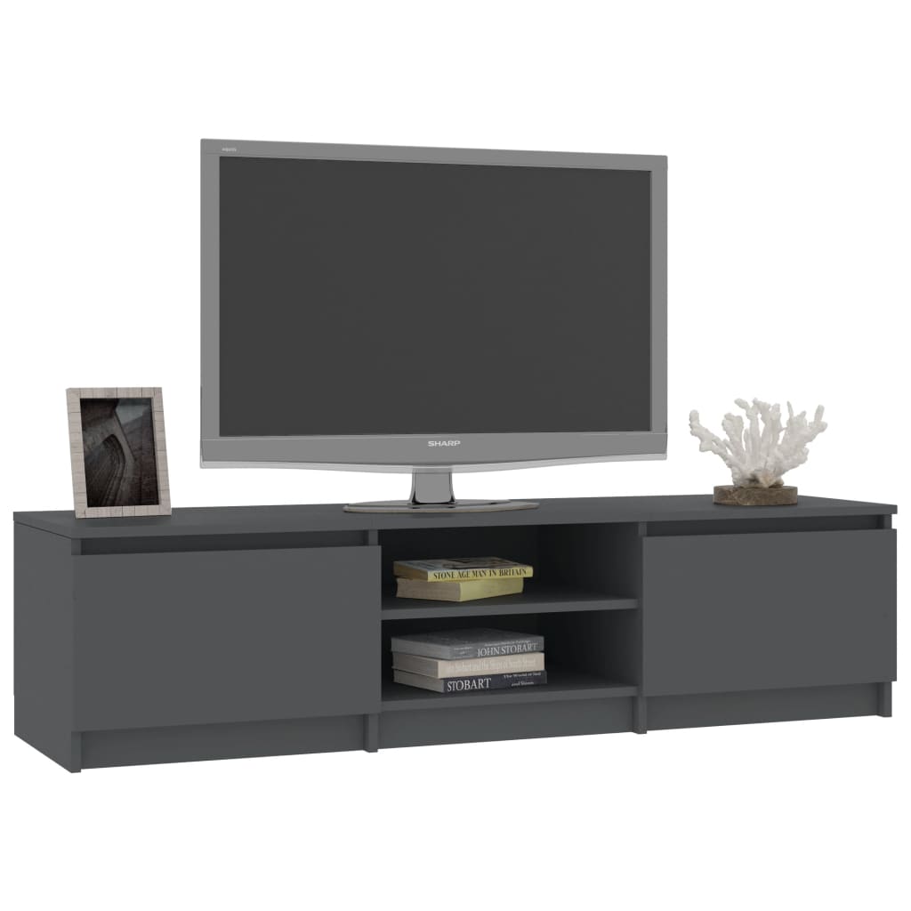 

vidaXL Tv-meubel 140x40x35,5 cm spaanplaat grijs