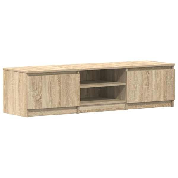 vidaXL telerialus, Sonoma tamm, 140 x 40 x 35,5 cm, tehispuit
