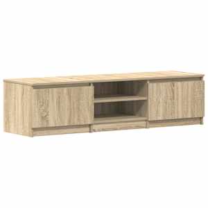TV stolek dub sonoma 140 x 40 x 35,5 cm kompozitní dřevo - obrázek 2