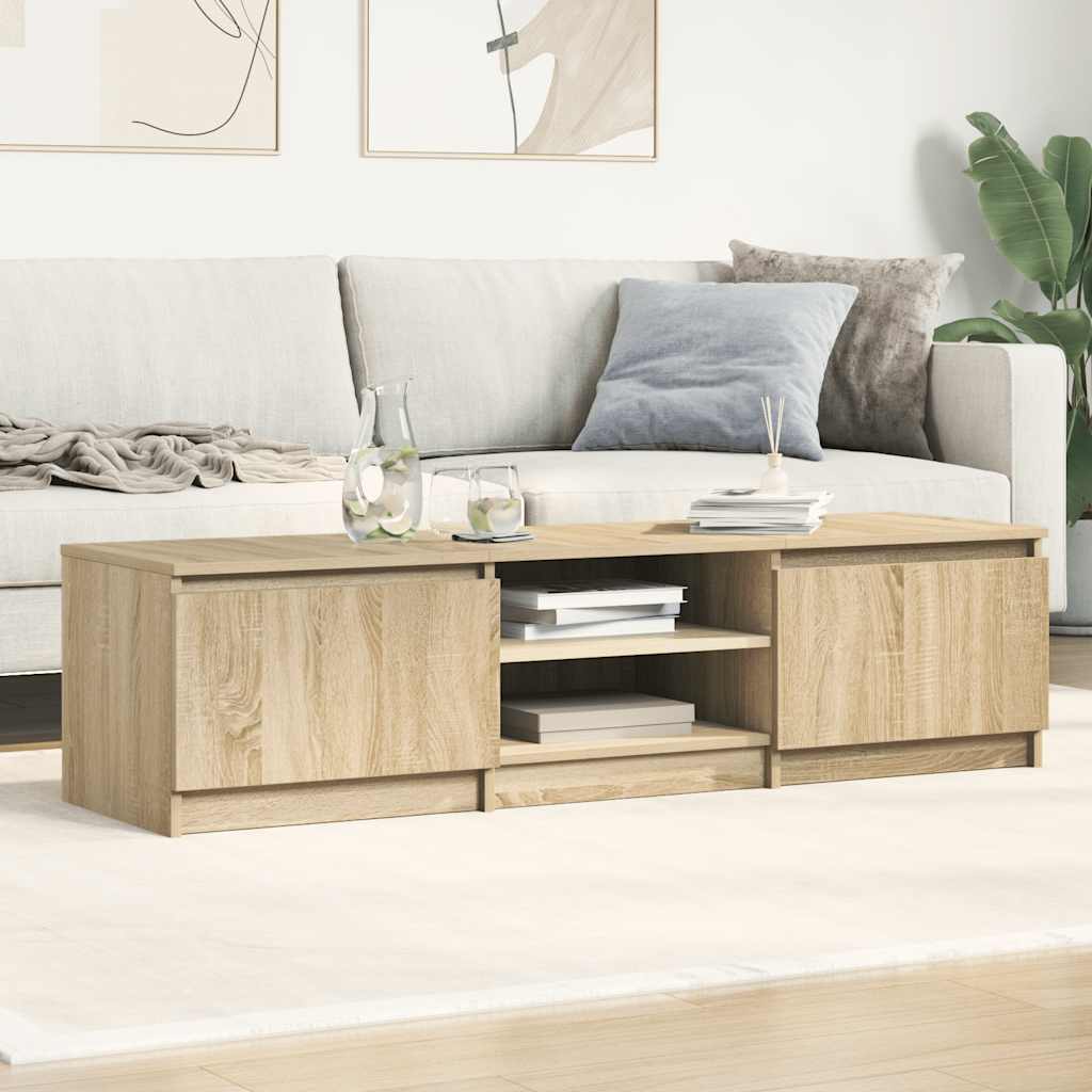vidaXL sonoma tölgy színű szerelt fa TV-szekrény 140 x 40 x 35,5 cm