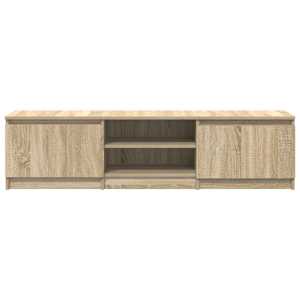 TV stolek dub sonoma 140 x 40 x 35,5 cm kompozitní dřevo - obrázek 6