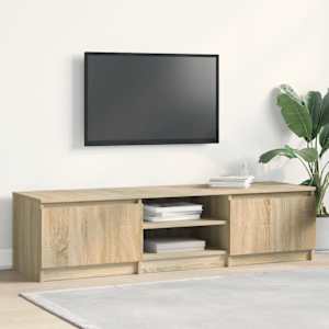 TV stolek dub sonoma 140 x 40 x 35,5 cm kompozitní dřevo - obrázek 1