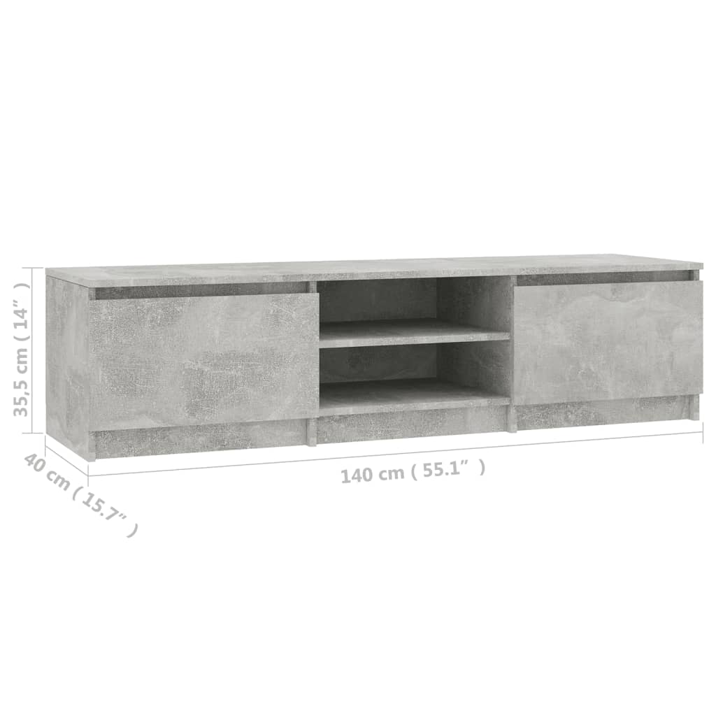 Szafka TV Beton 140x40x35,5 cm