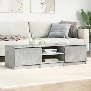 TV stolek betonově šedý 140 x 40 x 35,5 cm kompozitní dřevo - obrázek 3