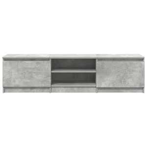TV stolek betonově šedý 140 x 40 x 35,5 cm kompozitní dřevo - obrázek 6
