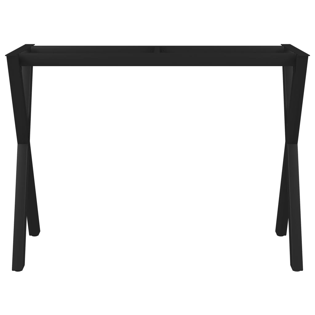 vidaXL Pernas para mesa de jantar estrutura em X 100x40x72 cm