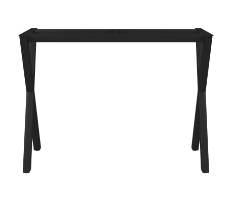 vidaXL Gambe per Tavolo da Pranzo con Struttura a X 120x50x72 cm