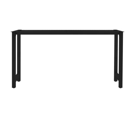 vidaXL Estructura de mesa de comedor en forma de H 160x70x72 cm