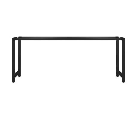 vidaXL Estructura de mesa de comedor en forma de H 200x80x72 cm